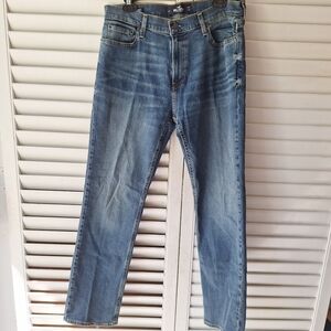 Hollister Men's Classic Straight Blue Jeans